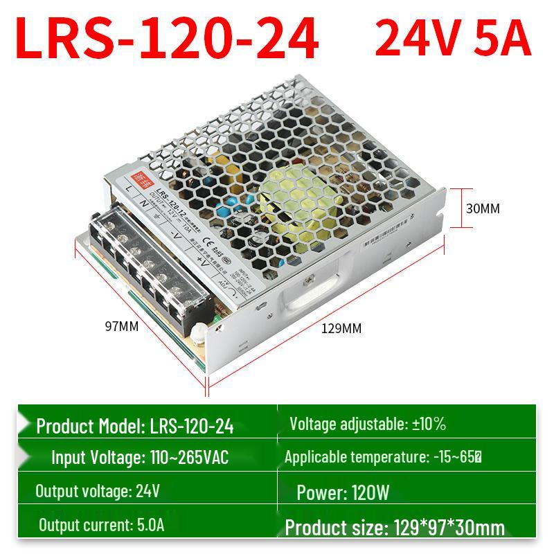 Ultra-Thin Silent LED Switching Power Supply 220V To 5V-48V, 35W-600W