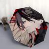 1pc Outdoor Umbrella with Anime Character Design - Automatic Opening/Closing Umbrella with Portable Tri-Fold Design, 8-Rib Iron Frame, Perfect Gi
