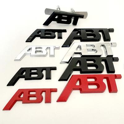 3D Metal ABT Logo Grill Emblem Car Trunk Badge For Qaz15 VW Golf 5 T6 S5 C8 Q8 RS6 SQ5 Q5 Q7 RS4 A3 8V A6 ABT Sticker Accessories