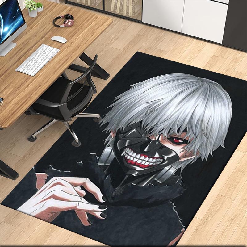 Tokyo Ghoul Printed Carpet, for Office Chair Living Room Bedroom Kitchen Room Decor Gifts.