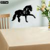 1pc Minimalist Metal Horse Wall Art, Iron Silhouette Decor, Handmade Craft for Living Room, Garden, Unique Home Gift for Animal Lovers
