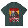230 g/m² 100% Baumwolle Dandadan V26 Okarun Turbo Print Unisex Schweres Baumwoll-T-Shirt