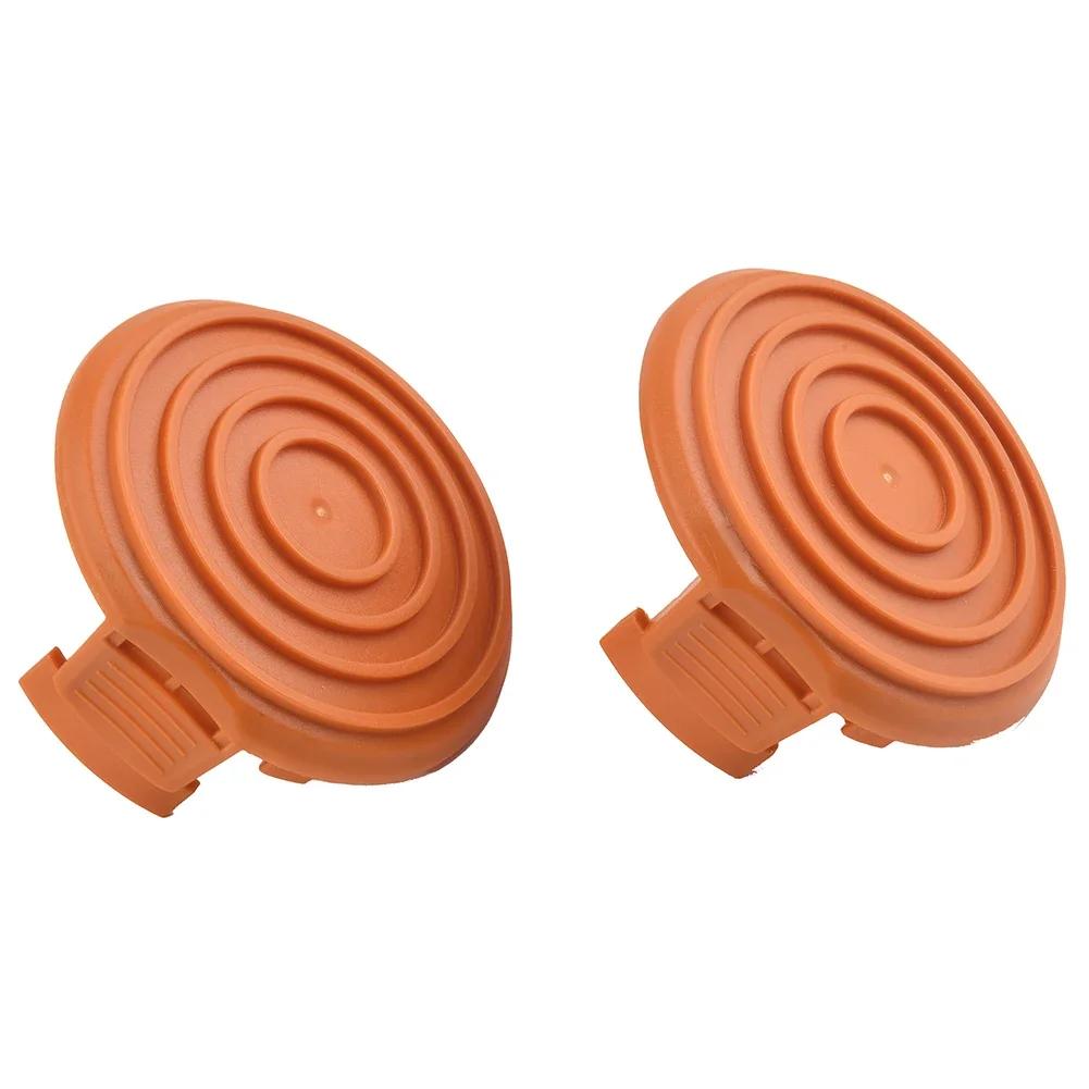 2pcs Trimmer Line Cover Cap Replacement For WORX GT/WG 112E 118E 119E 184E 168E Lawn Trimmer Thread Cover WA0037 Garden Tools