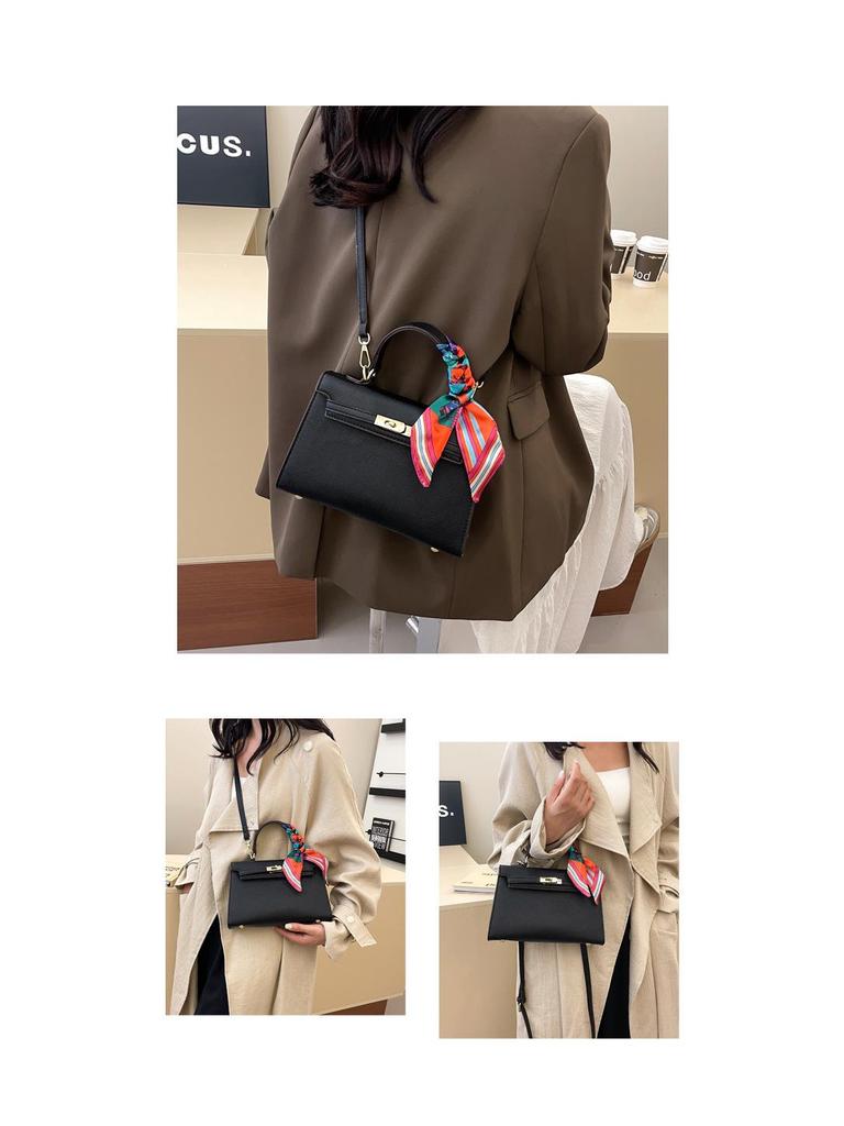 Kelly Light Luxury Handbag: Trendy, Versatile, Simple Texture Women's Shoulder & Crossbody Bag.