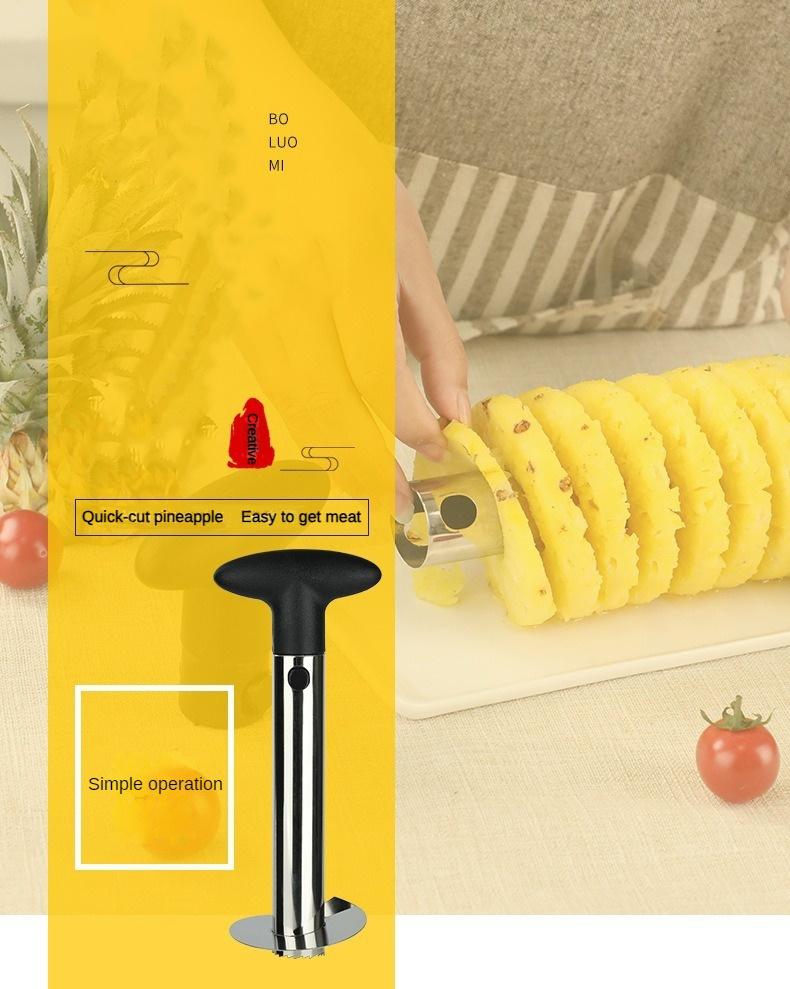 1PC Fruit Pineapple Corer Slicers Peeler Knife Kitchen Tool Stainless Cutter Best Selling Pineapple Slicers Fruit Knife Slic