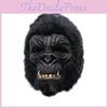 Spooky Haunted House Decorative Props Featuring A Realistic Gorilla Dress Hood Mask For Halloween Celebrations