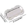 Retro Luxury Silver Plated Plates Cake Dessert Tray Perfume Key Candle Organizer Tray Home Hotel Supplies