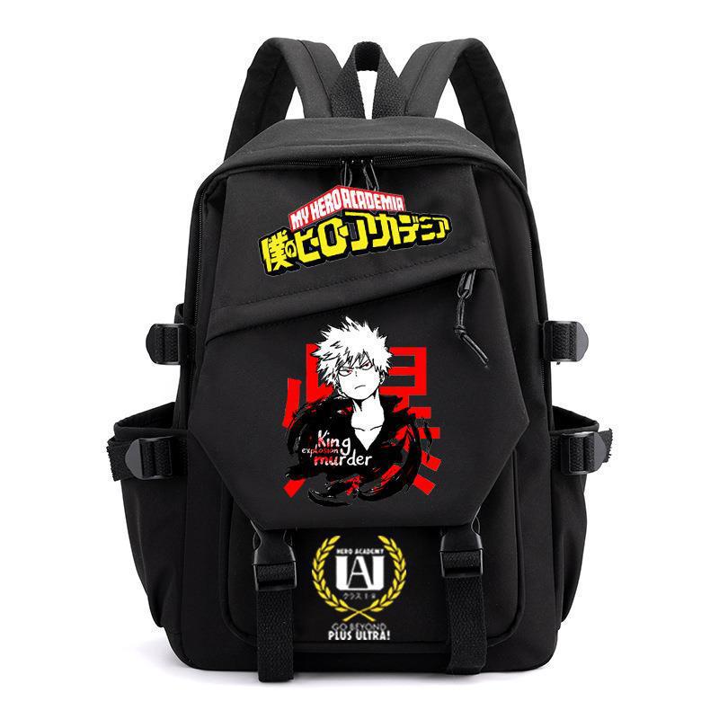 New Student Schoolbag, My Hero Academy, Surrounding Backpack, Large-capacity Computer Bag, Travel Bag.