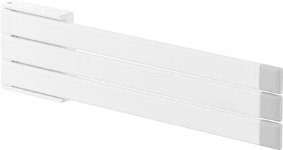 Yamazaki Jitsugyo 1561 Film Hook, Cloth Hanger, White, When Stored W24.5 X D1.4 X H6.5cm (Film Hook Not Included) Plate Floating Storage, Can Be