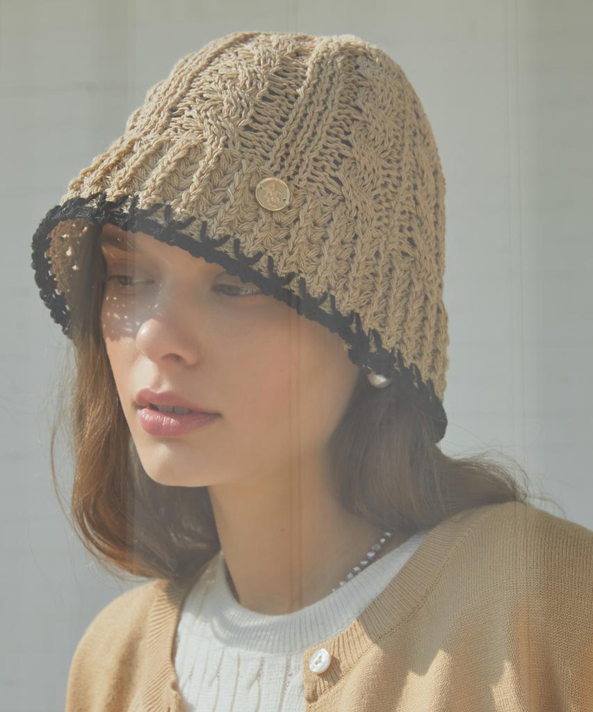ANOETIC Anc New Twisted Bucket Hat_Beige