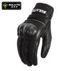 SULAITE Motorcycle Gloves Full Finger Sheepskin Summer Riding Gloves Carbon Fiber Racing Protective Breathable Gloves