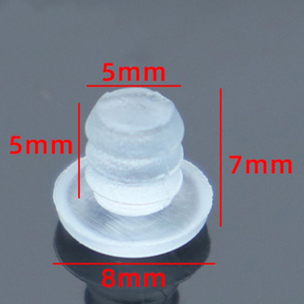 400/300/200/80/40pcs Transparent Rubber Embedded Bumper Furniture Table Chair Leg Feet Bottom Glide Slide Pad Floor Protector