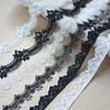 Black & White Water-Soluble Lace Trim: DIY Bridal Necklace & Dress Decoration