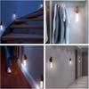 2 PCS Intelligent Rechargeable Magnetic Sensor USB LED Night Light - Human Body Sensor Wall and Cordless Wall Light for Motion Detection, Bedroom