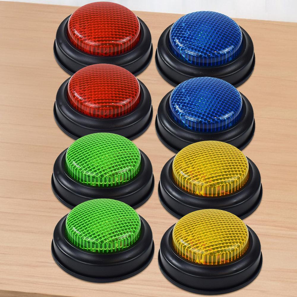 1248-Piece Buzzer Buttons Game Answer Buzzers For Game Quick Desktop Quick Answer Games For Kids Classroom Quizzes Party