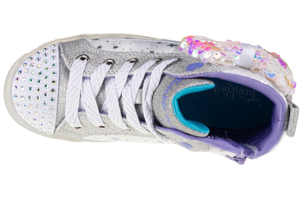 Skechers Shuffle Brights 2.0, for Girl white Plimsolls