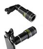 HD 20X Optical Zoom Lens Kit for Smartphones Universal Clip with Hood and Aluminum Tripod Mobile Phone Lenses