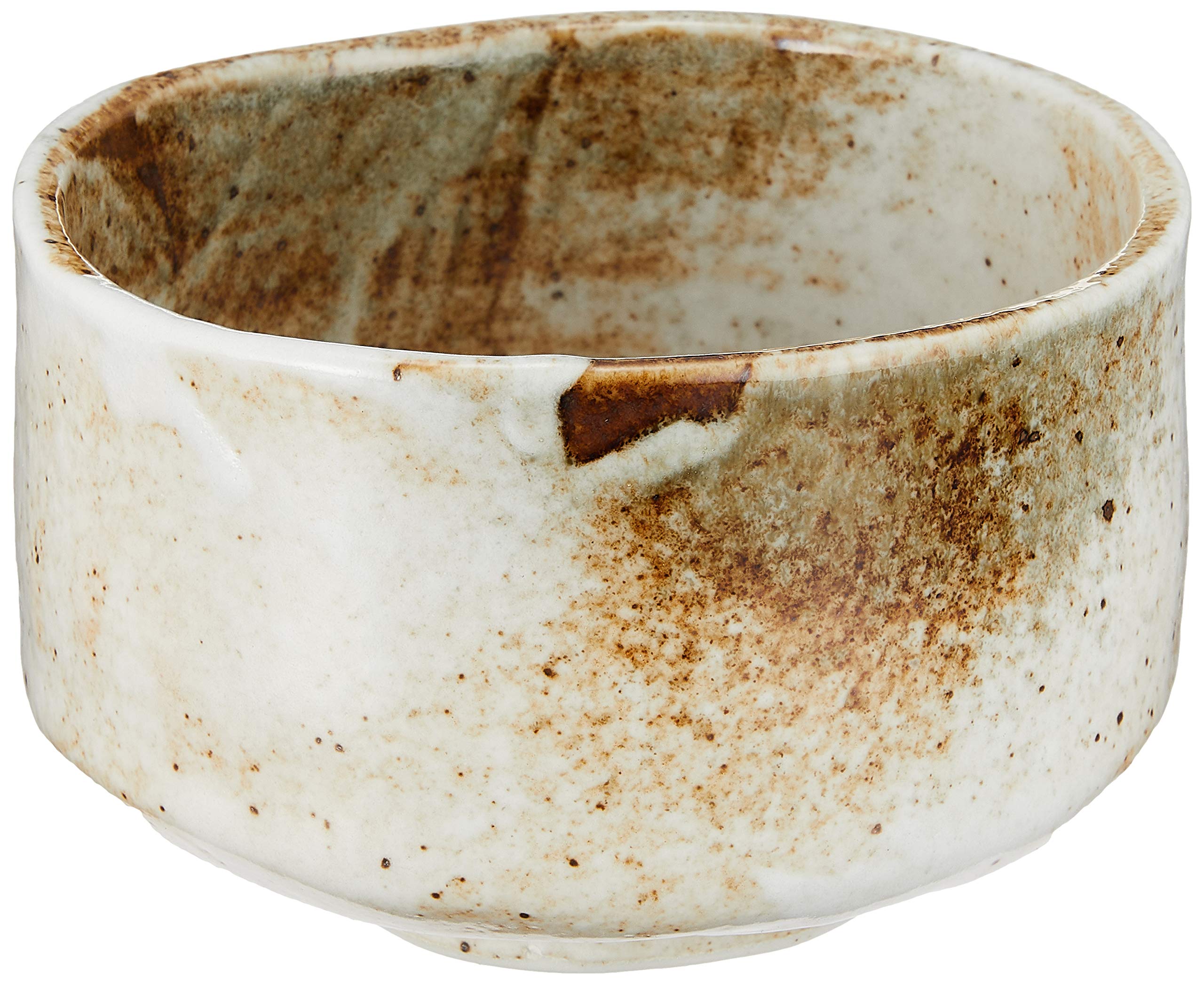 

Matcha x Yuki Mino Ware Ale-net Bowl, White, 12 7.5cm, Shino, белый