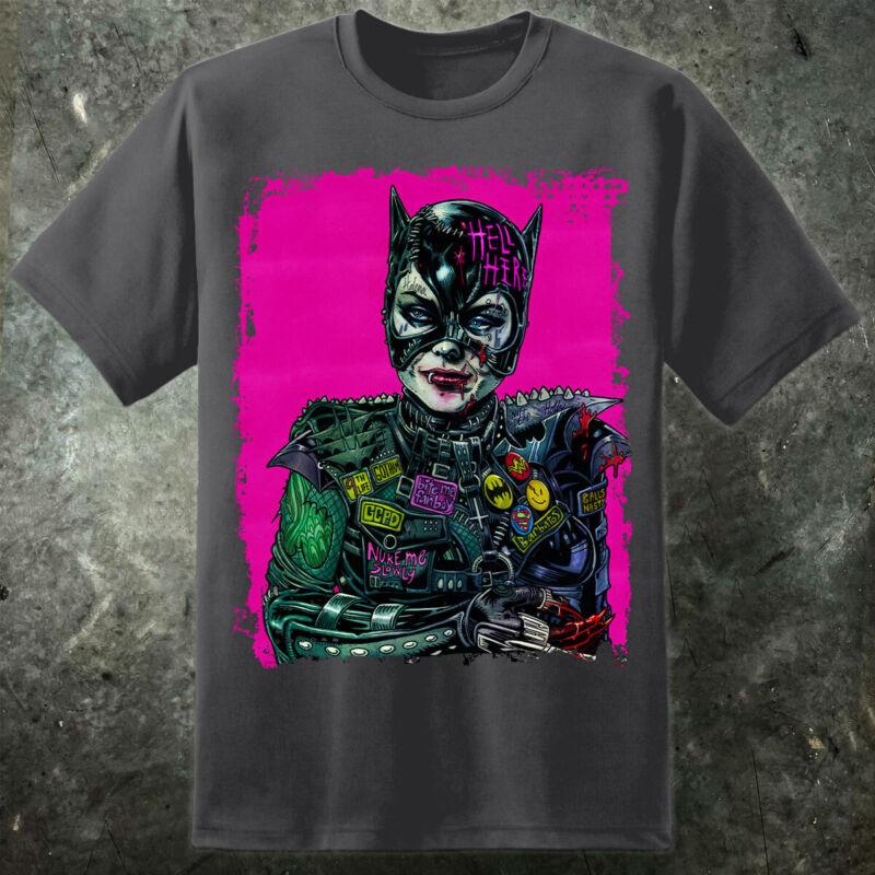 

Catwoman Cybernosferatu Batman 89 T Shirt Gotham City Arkham Asylum Joker 4XL