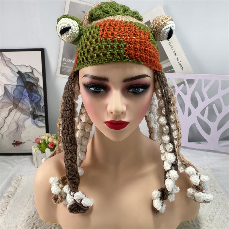 Cross-Border Adult Party Prank Crochet Octopus Hat
