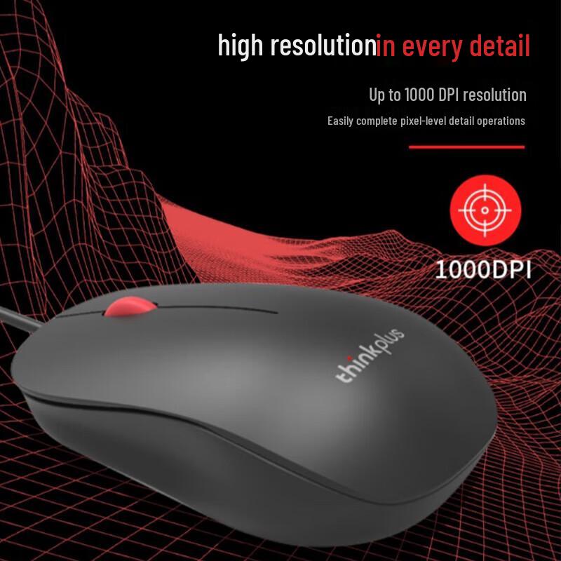 Lenovo Thinkplus M80 Wired Mouse