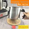 Stainless Steel DIY Wax Melting & Coffee Latte Art Cup for Aromatherapy and Crafts