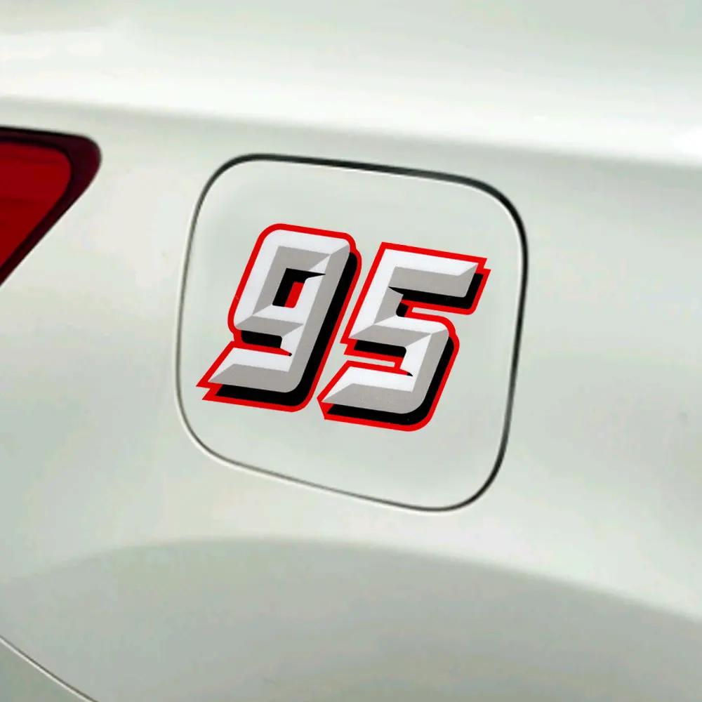 1pc Universal Number 0-9 Vinyl Decals Motorcycle Helmet Racing Sticker Motorcycle Decorative Decal Motorbike Styling Accessories