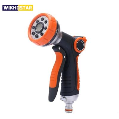 Hose Water Spray Gun Adjustable Car Wash Hose Garden Spray Portable High Pressure Gun Sprinkler Nozzle 8 Pattern Water Jet