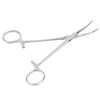 Surgical Haemostatic Hemostatic Forceps Stainless Steel Curved Tip Pliers Pet Hair Tweezers 16cm