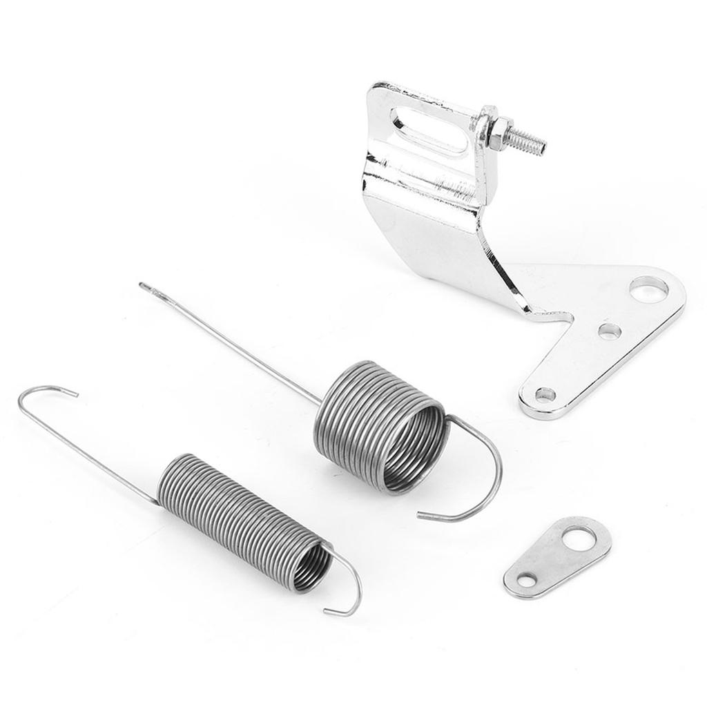 Car Carburetor Throttle Cable Bracket with Dual Return Spring Set Stainless Steel Parts