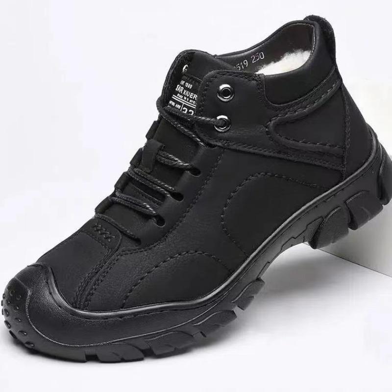 Men's Oversized Warm Snow Boots Are Comfortable Soft Non Slip Fashionable and Versatile Men's Boots