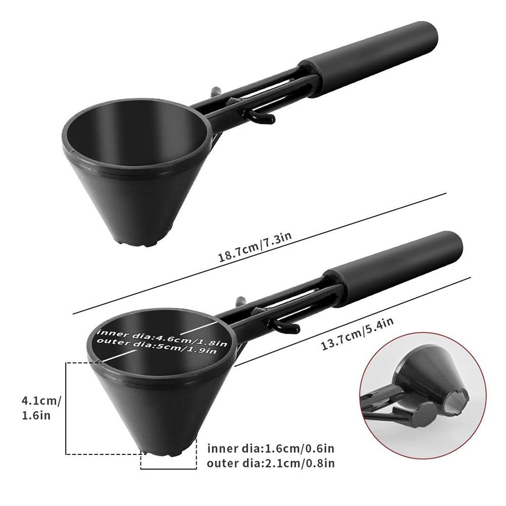 1pcs Multi-Use Measuring Spoon FunnelReusable for Protein CoffeeBaby Formula Kitchen Gym Home Powder Scoop Kitchen Tools