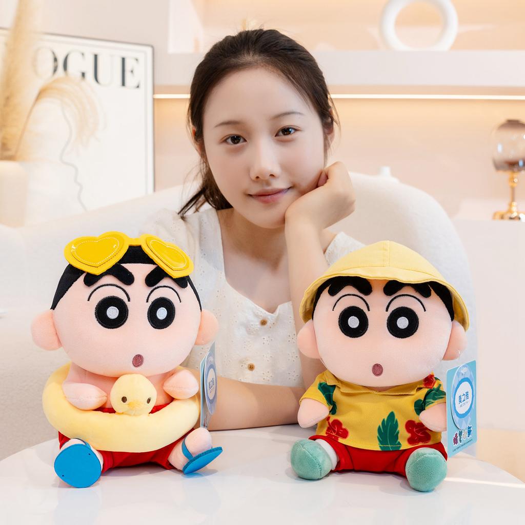 22/30/40cm Summer Funny Crayon Shin-chan Plushies Stuffed Anime Vacation Shin Chan Plush Toy Birthday Gifts Girl Child