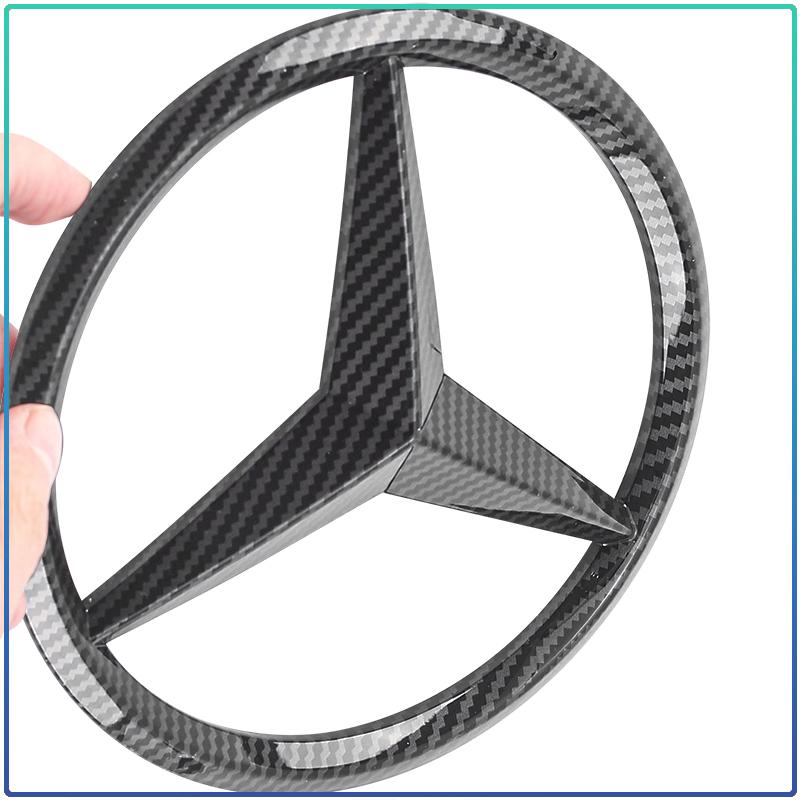 188/210mm Car Front Grille Badge Decal Cover Emblem Stickers Auto Accessories For Mercedes Benz A180 A200 W205 E63 AMG 2014 2015 W166 W246 W242 W176
