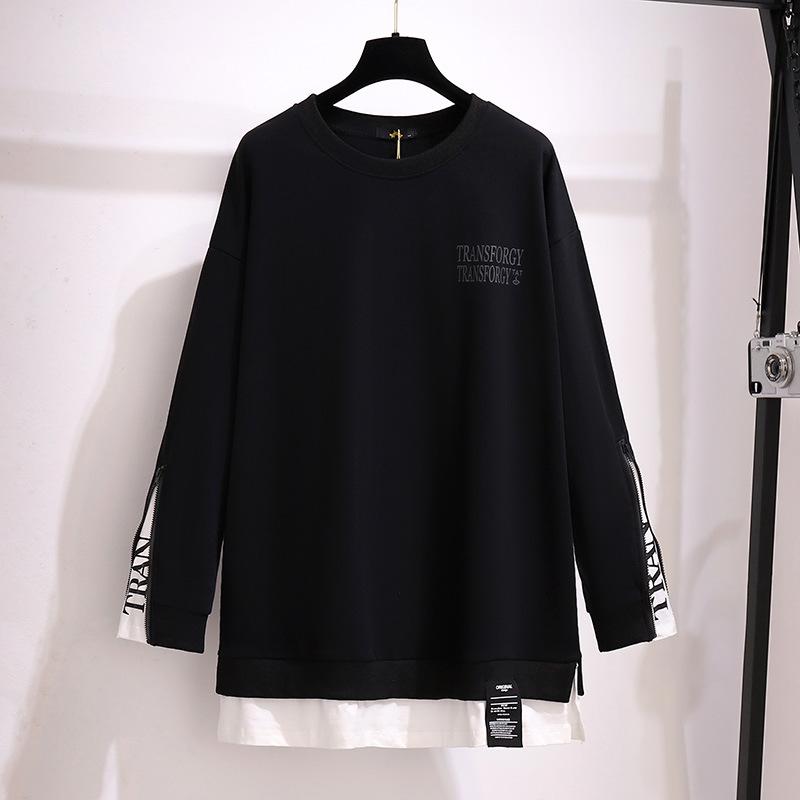 Spring and Autumn Women's Blouse Sweatshirt Women's Plus Size Batch Long Sleeve Tops
