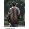 European and American commuter street trend loose locomotive suit leather jacket men trendy ruffian handsome high sense pilot PU leather jacket