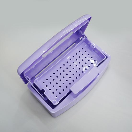 Yousheng Nail Tool Sterilization Box Filter Transparent Cover Versatile Sturdy Long Lifespan Sterilization Case for Clean Safe Manicures