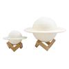 Saturn LED Night Light - USB Rechargeable Planetary Ornament for Atmosphere & Qixi Festival Gift