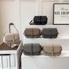 IELGY Korean Version Fashion Saddle Bag Retro Simple Handbag