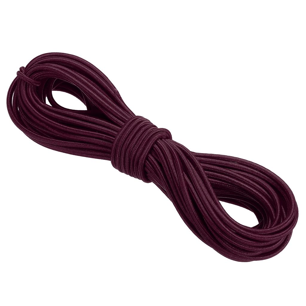11 Yards Bungee Cord Elastic Cord Heavy Stretch String Rope 1/8"  for Crafting DIY Sewing Hook Straps Camping Tie Down Strap
