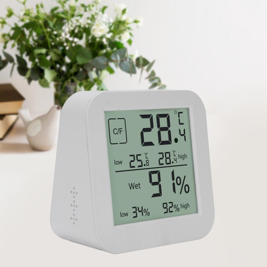 Thermometer Hygrometer Timer Double Sided LCD Backlight Temperature Humidity Gauge Meter for Kitchen