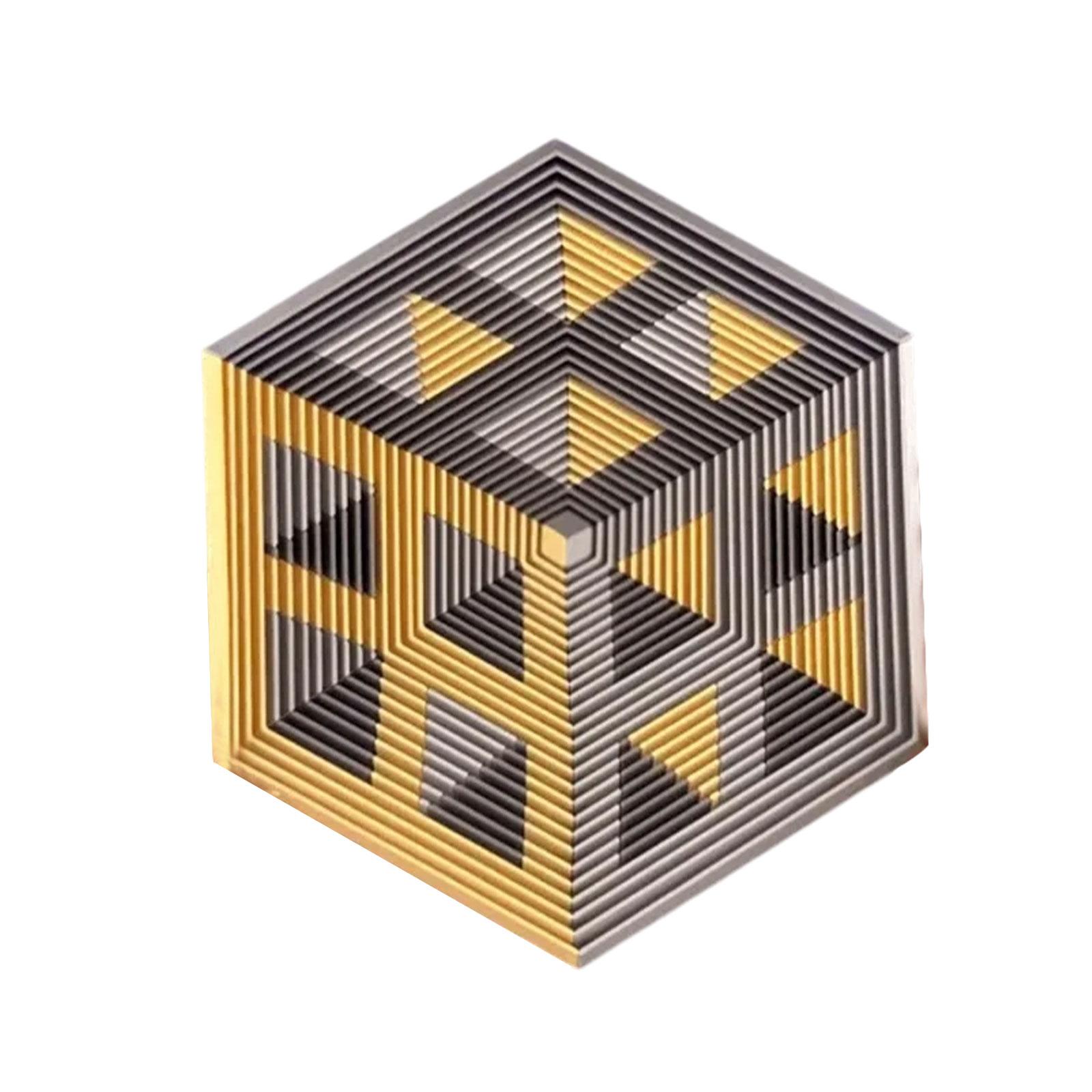 

3D-Printed Hexagonal Stress-Relief Toy One Size