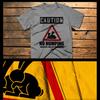 Bunny T-shirt No Humping Caution Sign Bunny Rabbit Hump Funny Gag Tee S-2XL Tee