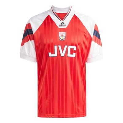 Tricou de Fotbal cu Mânecă Scurtă Pulover cu Gât în V Arsenal Acasă 92-94 Bărbați Topuri KE3906