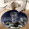 Personalized Leeds Rhinos Round Chair Office Rug - Perfect for Mat, Office Chair & More - Ideal Gift for Birthdays and Holidays