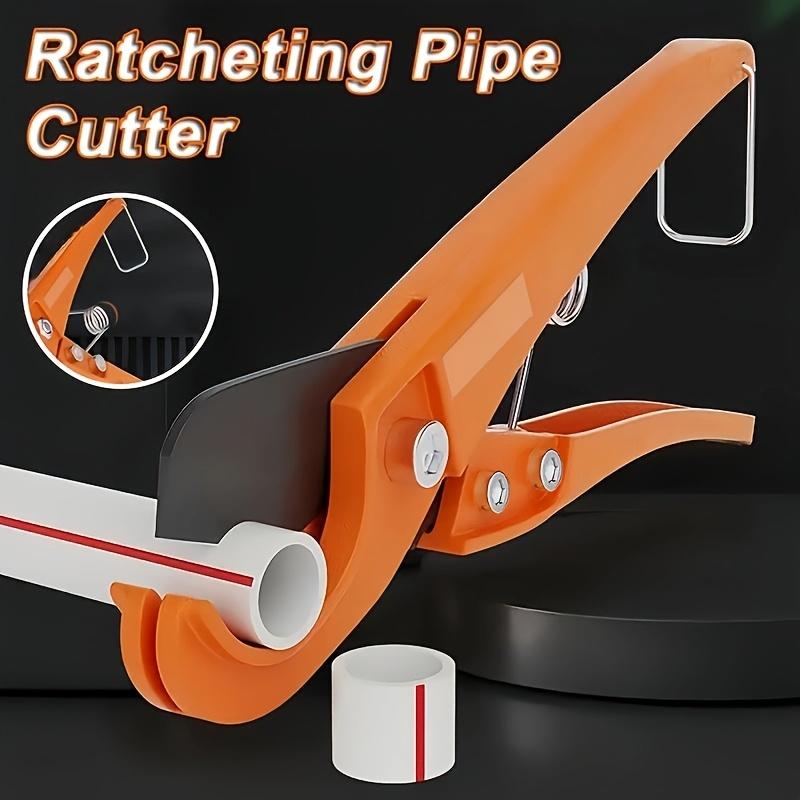 1pc Ratcheting PVC Pipe Cutter Tool Plastic Pipe Cutter PEX Pipe Cutter PVC Cutter Tool PVC Ratchet Cutter