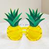 1Pcs Tropical Hawaii Theme Toucan Bird Flower Glasses Aloha Pineapple Sunglasses for Summer Beach Birthday Wedding Party Decor