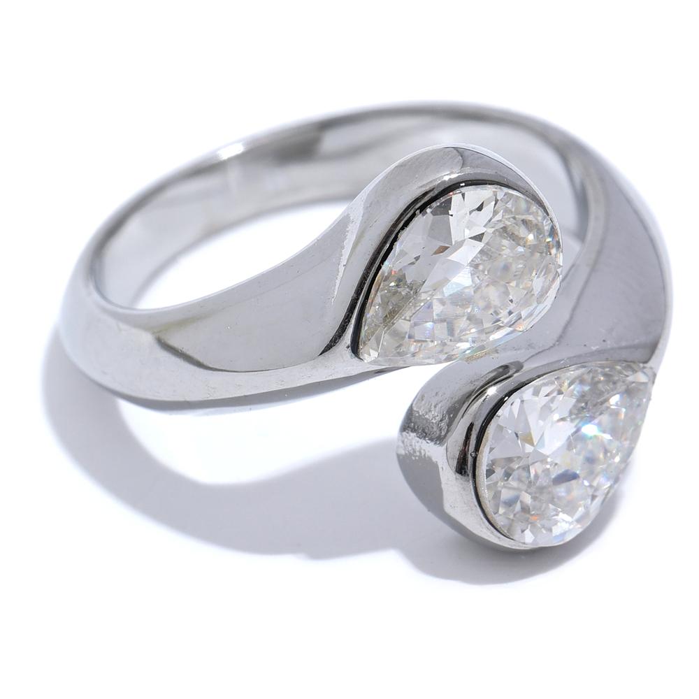 

Yhpup Luxury Shiny AAA Cubic Zirconia Stainless Steel Geometric Ring High Quality Texured Jewelry Accessories for Women Gift 7