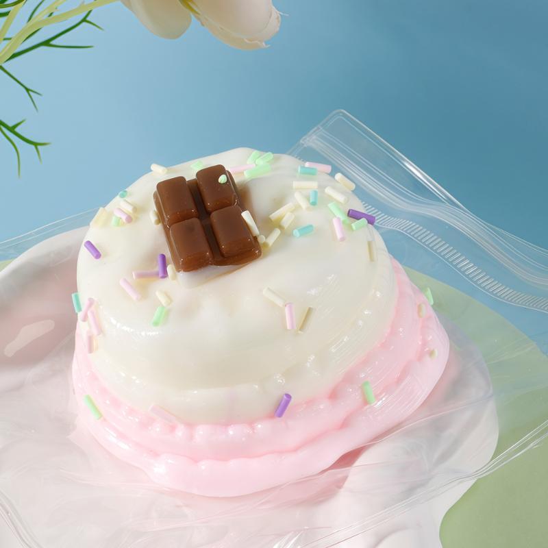 Cute Chocolate Cake Toy Soft Slow Rising For Stress Relief Kids Birthday Party Favors
