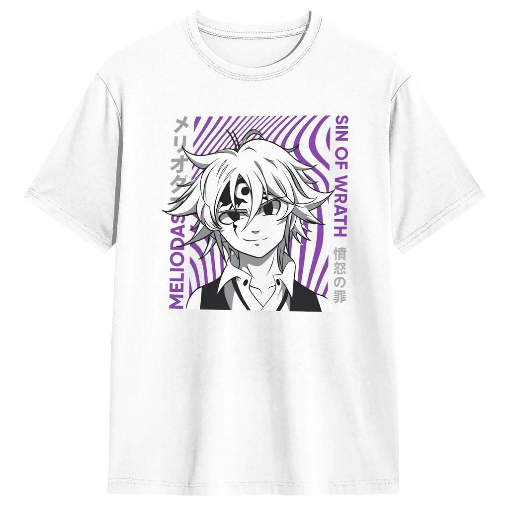 Nanatsu No Taizai Seven Deadly Sins TShirt Summer Harajuku TShirts Cotton ONeck Top Tees ShortSleeved Street Style Tops